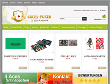 Tablet Screenshot of 4aces-pokershop.de